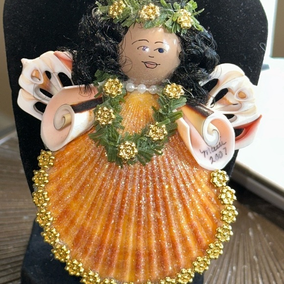 Maui Strong 2007 Hawaiian Native Christmas Ornament from local beach shell - Picture 6 of 8